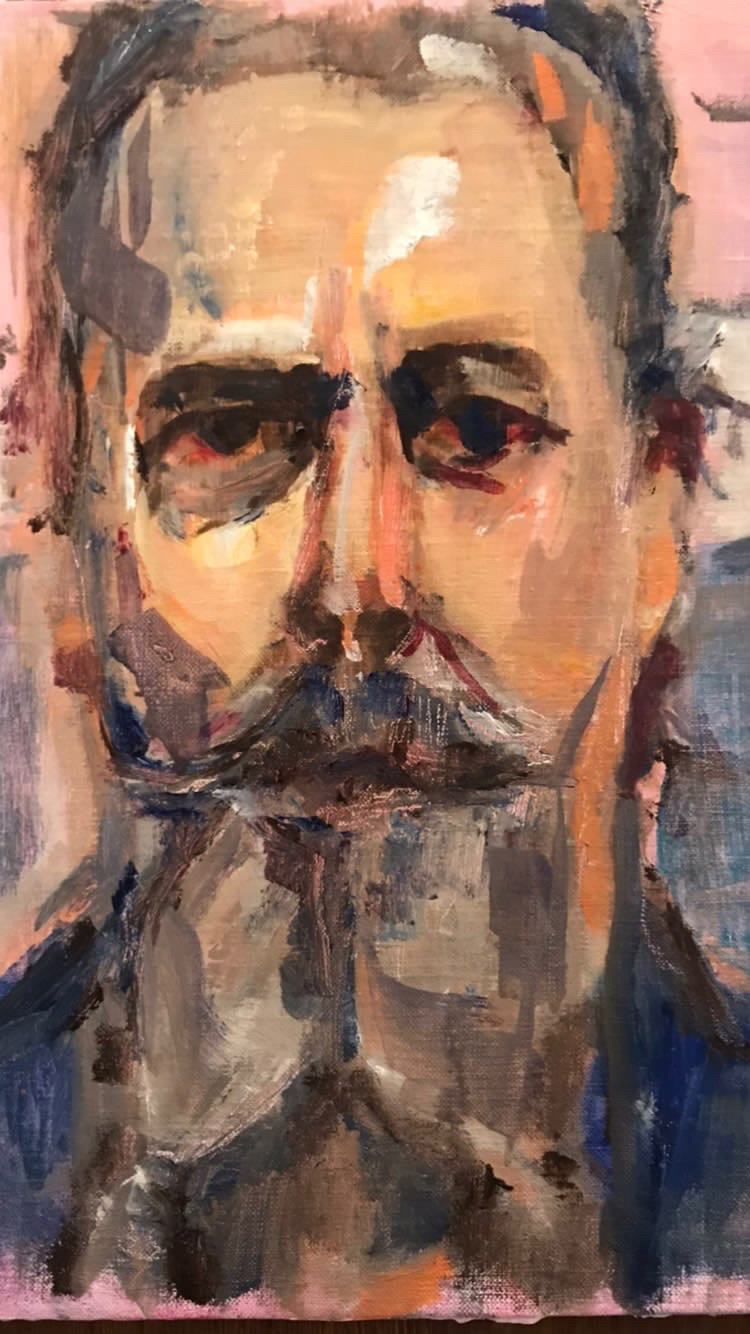 Oil
16.5 “ x 13.5 “
42 x 35 cm
(Framed)